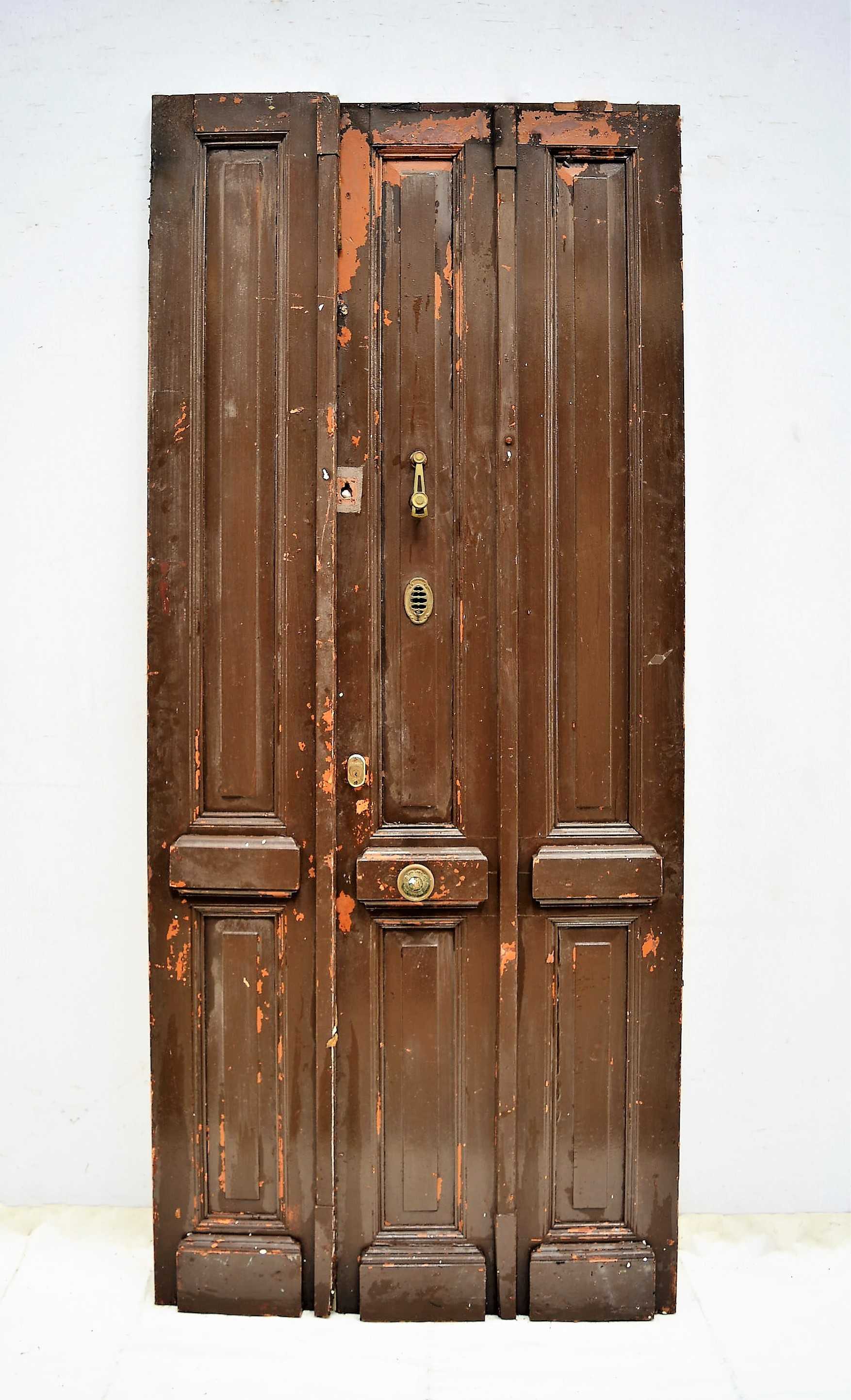 PUERTA DE MADERA DOBLE