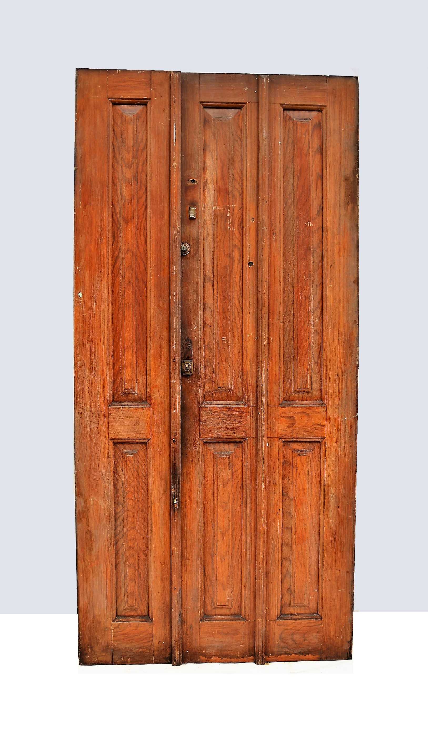 PUERTA DE MADERA DOBLE