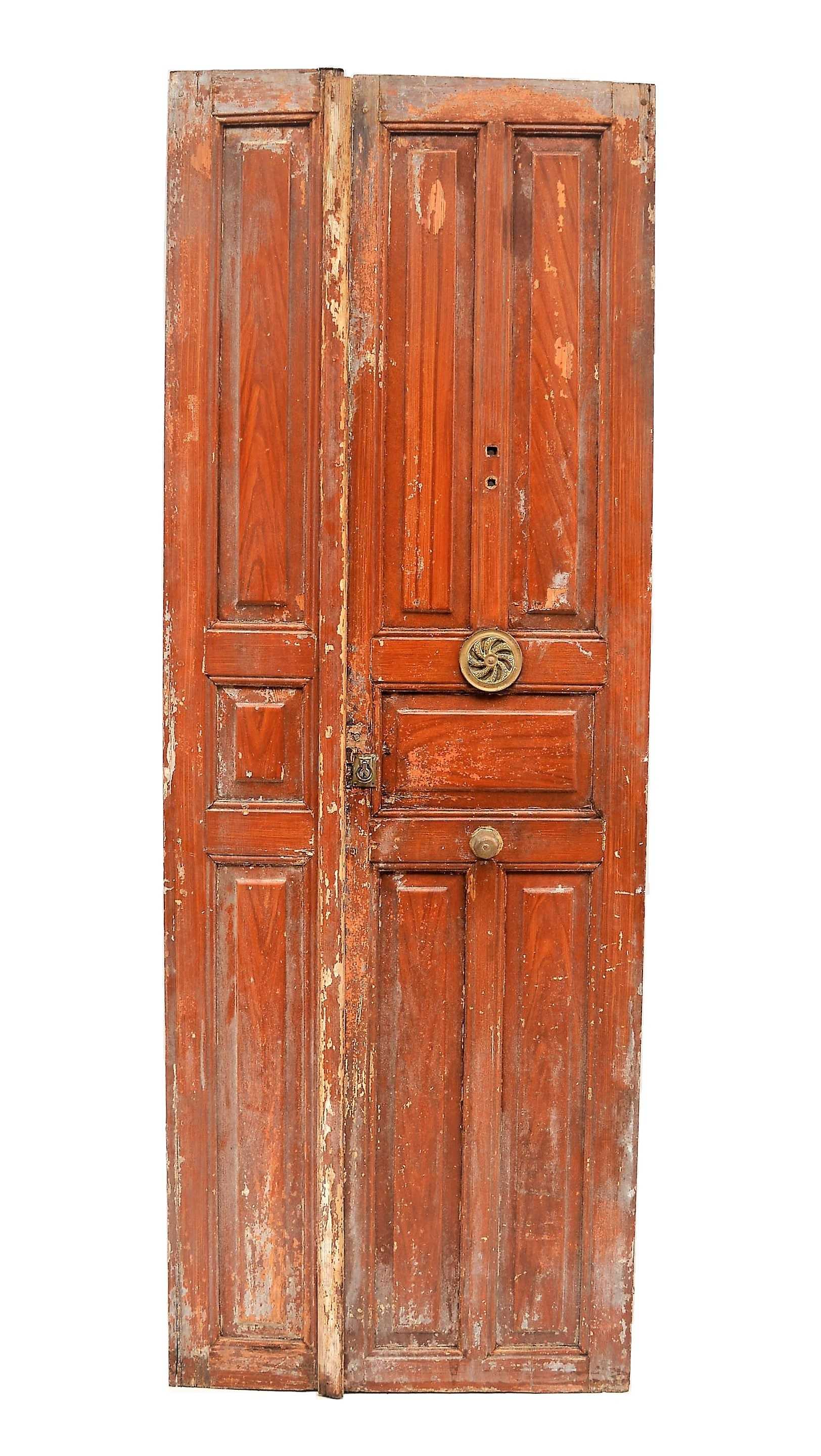 PUERTA DE MADERA DOBLE