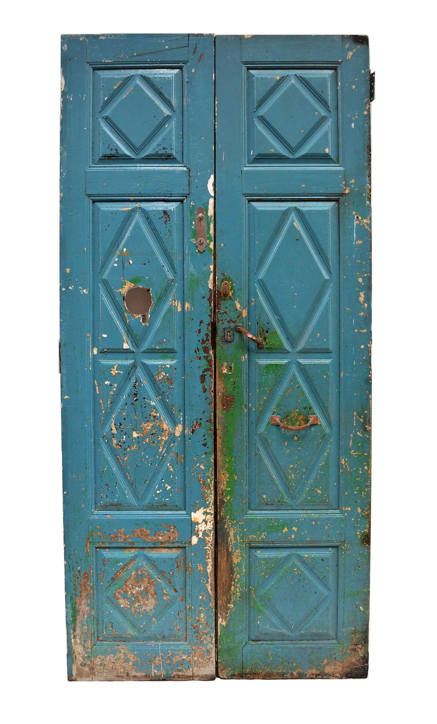 PUERTA DE MADERA DOBLE